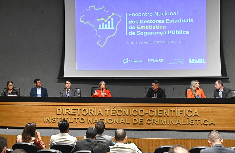 Supesp participa de abertura do 1º Encontro Nacional dos Gestores Estaduais de Estatística de Segurança Pública
